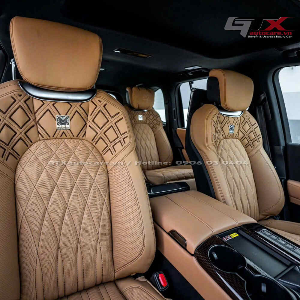 Đổi màu nội thất ghế da màu nâu