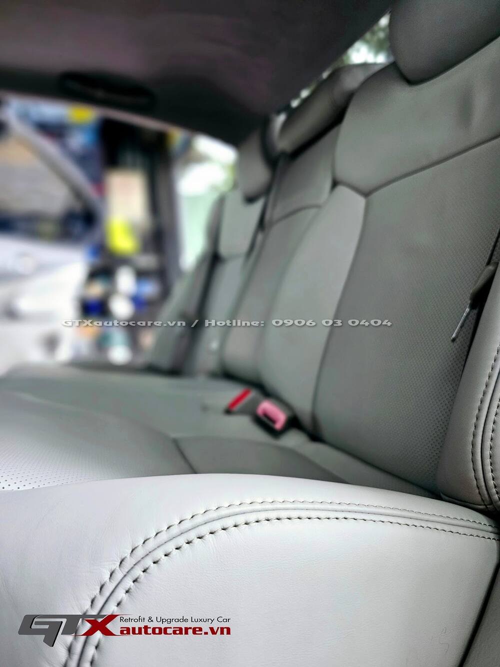 Đổi màu nội thất Lexus 570 bọc da