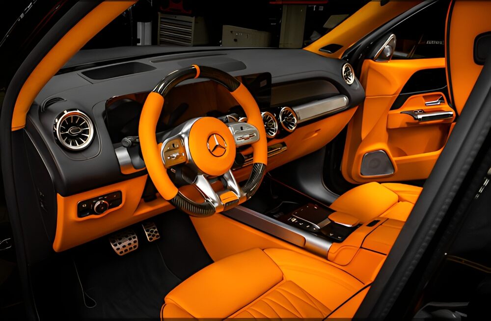 Đổi màu nội thất Mercedes