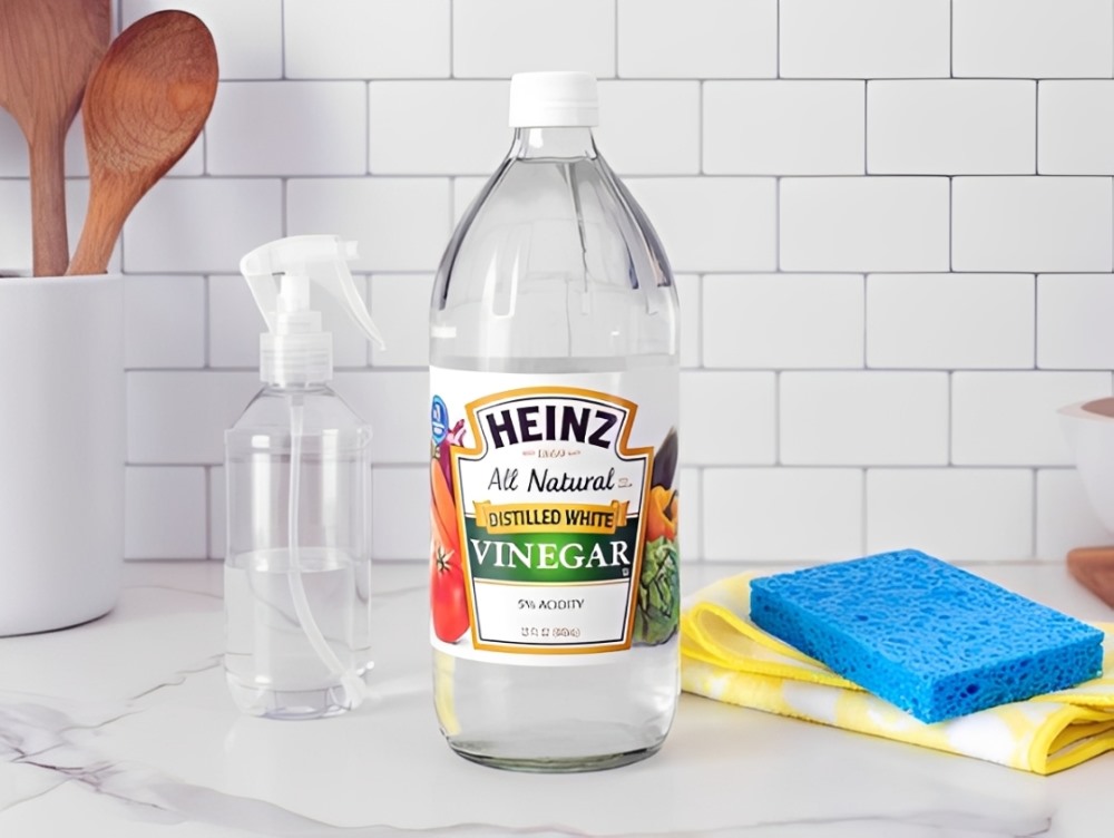 Dùng giấm pha loãng để trung hòa mùi tanh