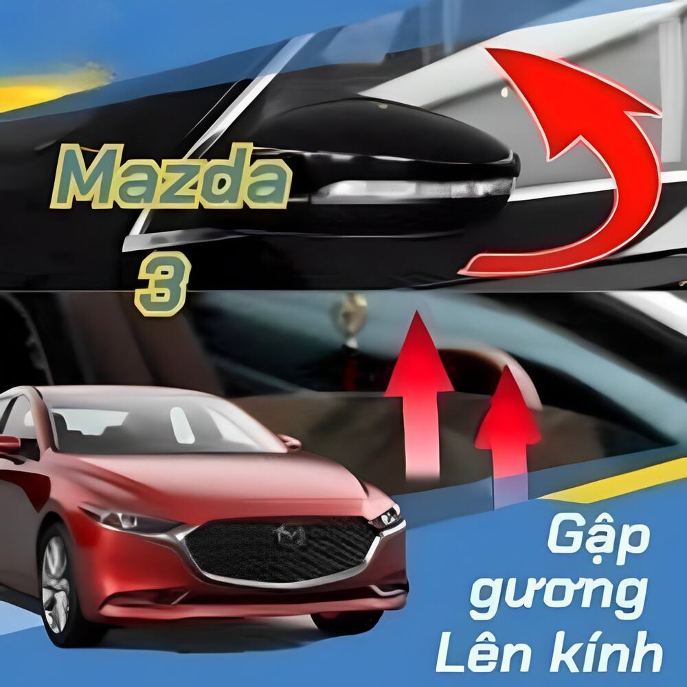 Gập gương và lên kính đồng thời