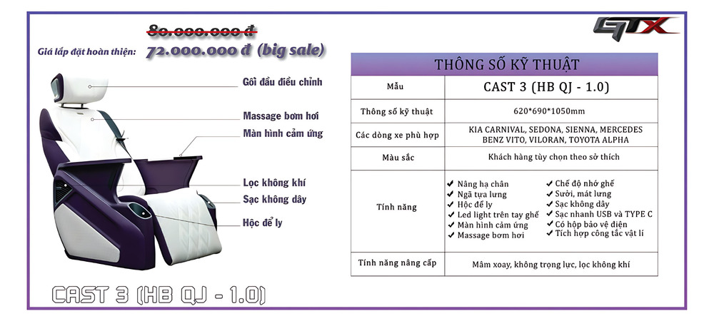 Ghế Cast 1