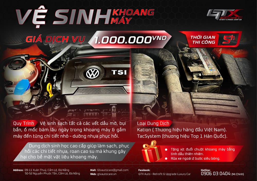 Giá dịch vụ vệ sinh khoang máy