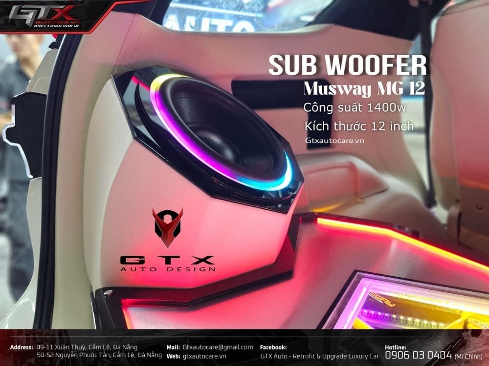 Giải pháp nâng cấp loa Subwoofer cho xe ô tô