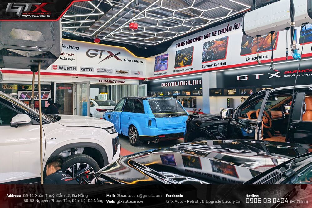 Độ mazda cx8 nội thất ở GTX