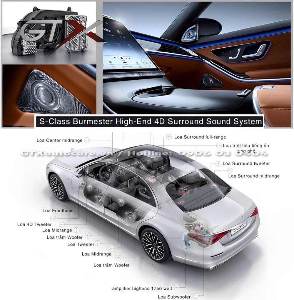 GTX Auto Care - Đơn vị độ loa Burmester uy tín