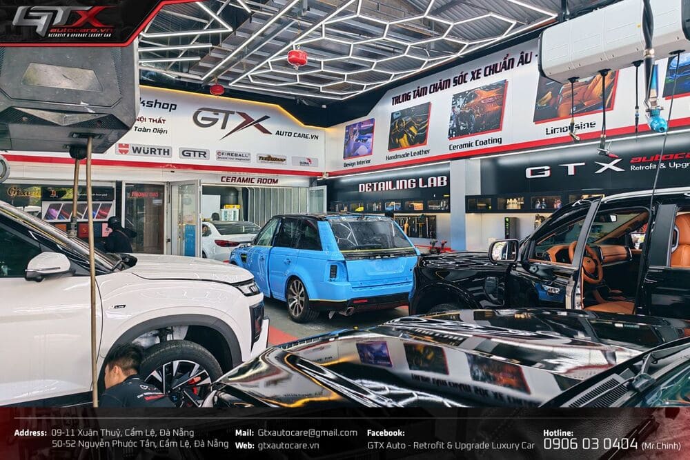GTX Auto Care - Garage lắp bệ bước chân SantaFe hàng đầu tại Đà Nẵng