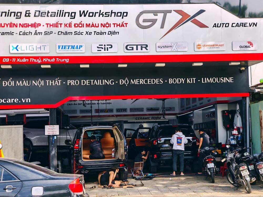 GTX Auto Care lắp đặt mặt dưỡng màn hình android