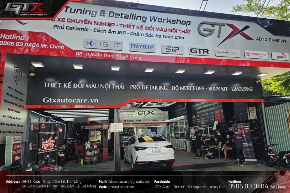 GTX Auto Care - Trung tâm chuyên độ ghế massage xe ô tô uy tín tại Đà Nẵng