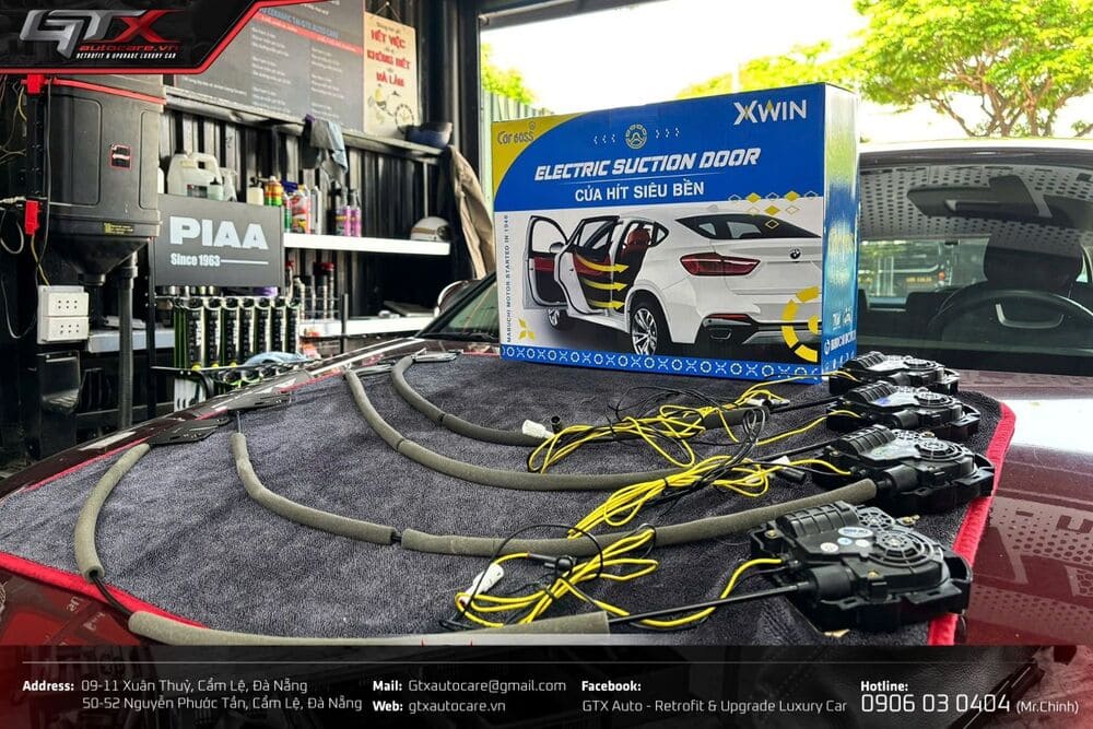GTX chuyển lắp đặt cửa hít BMW