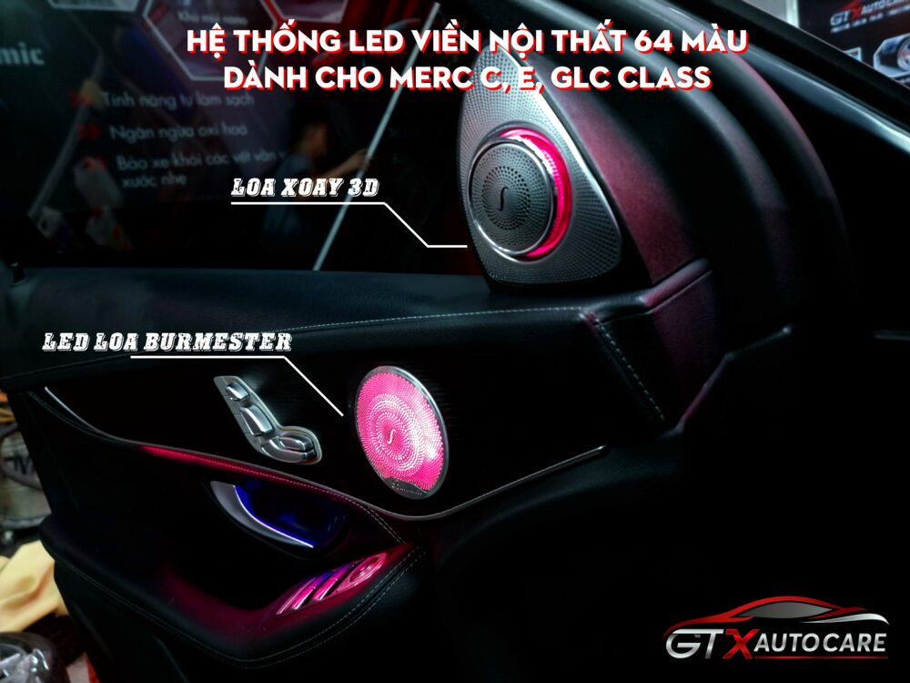 Hệ thống đèn LED 64 màu cho loa 