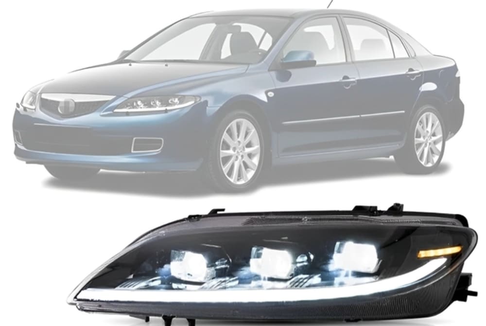 Hệ thống điện trên xe Mazda 6 giúp tiết kiệm điện năng cho đèn