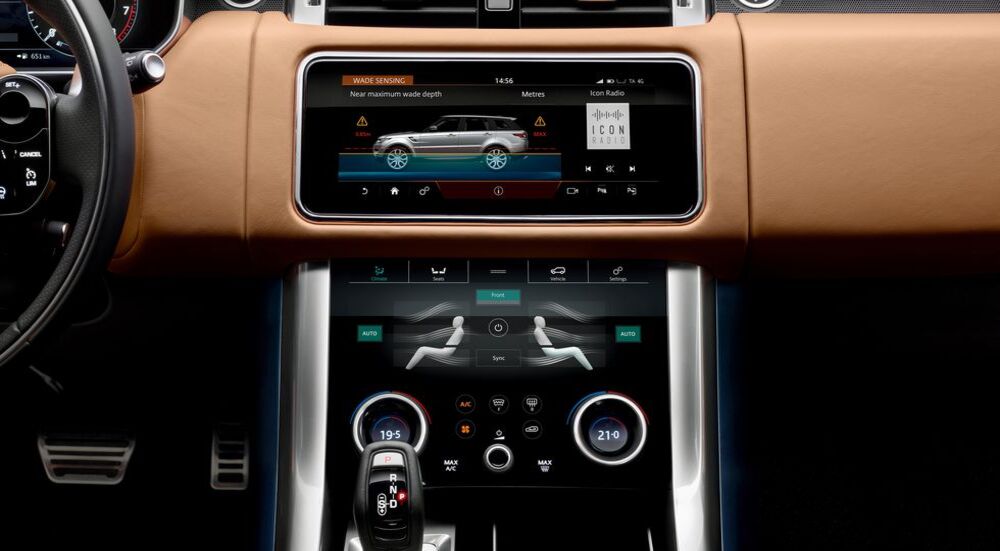 Hệ thống loa Range Rover hỗ trợ nhiều nguồn phát 