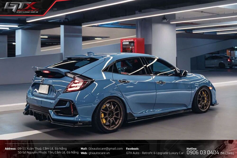 Honda Civic độ body kit Type R cá tính, độc bản
