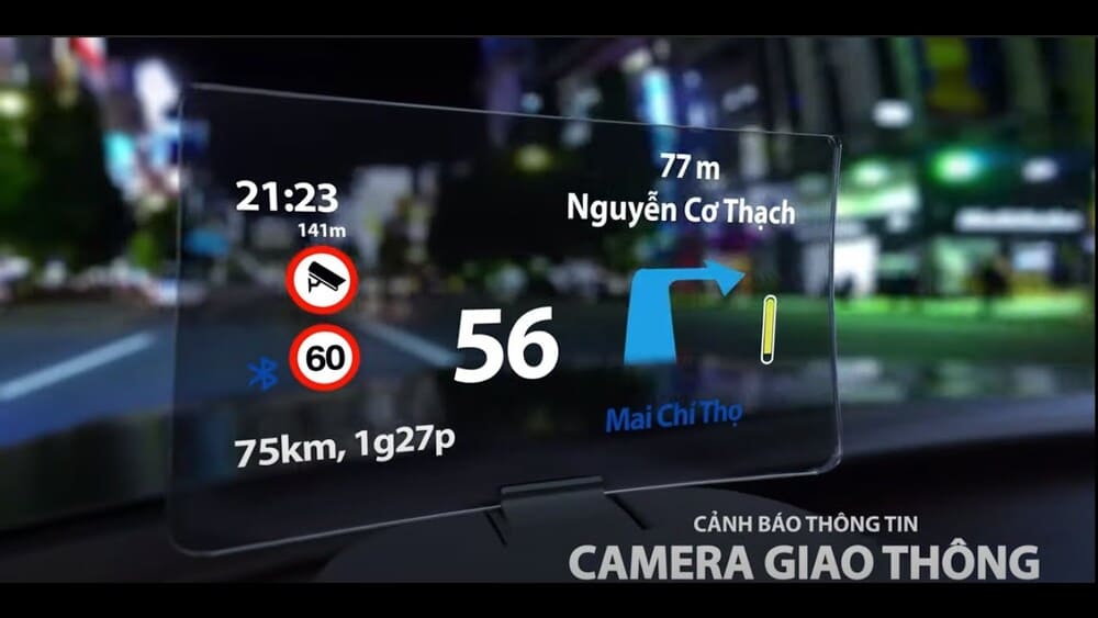 HUD tích hợp màn hình riêng biệt