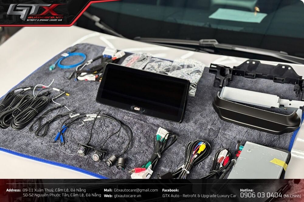 Hướng dẫn lắp đặt Android Box cho xe