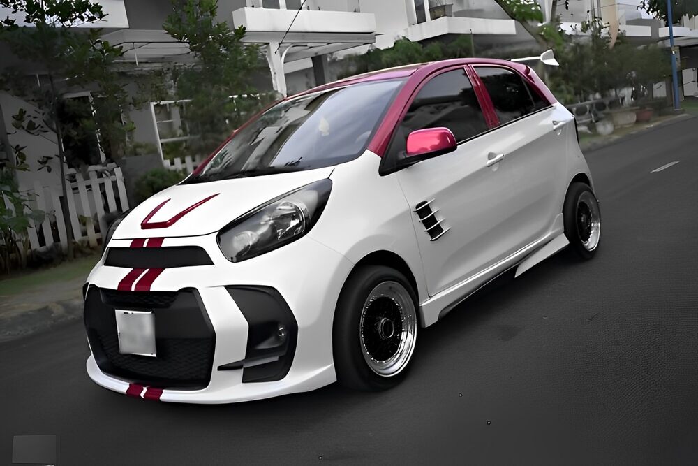  Kia Morning độ body kit phong cách thể thao