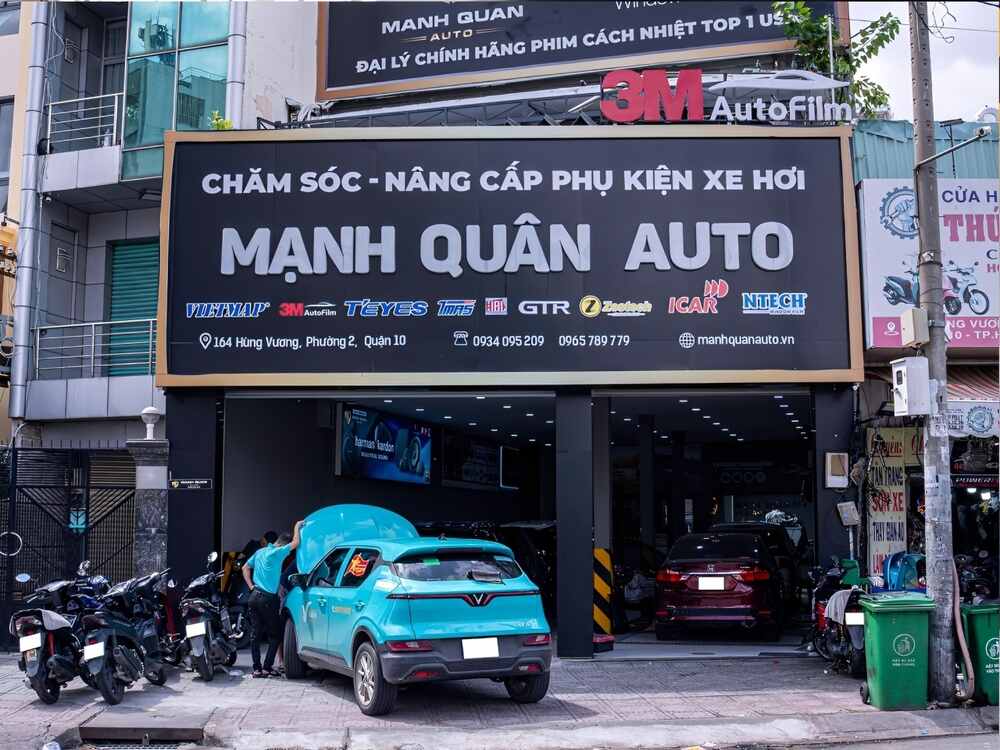  Lắp đặt màn hình Android cho xế hộp tại Mạnh Quân Auto