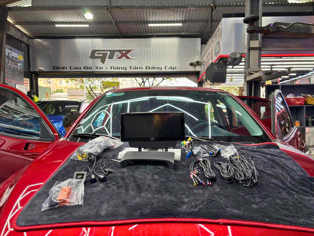 Lắp màn hình 360 theo xe siêu nét