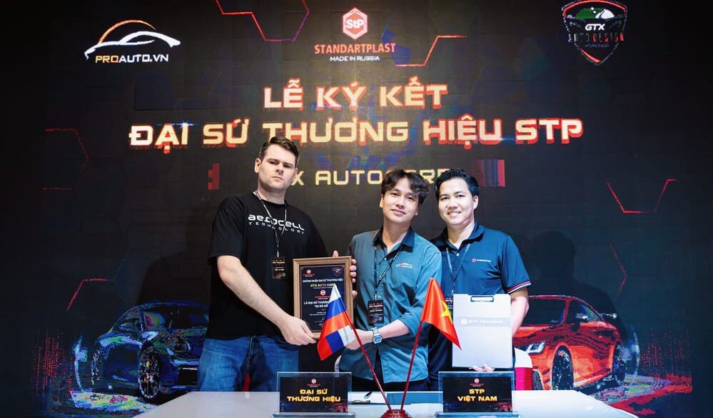 Lễ ký kết đại sứ thương hiệu STP và GTX Auto Care