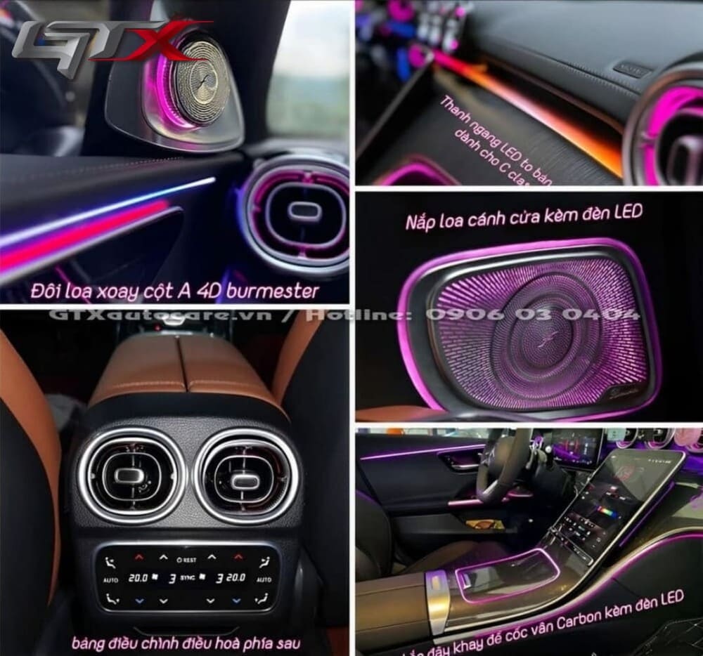 LED nội thất thêm phần thư giãn cho xe