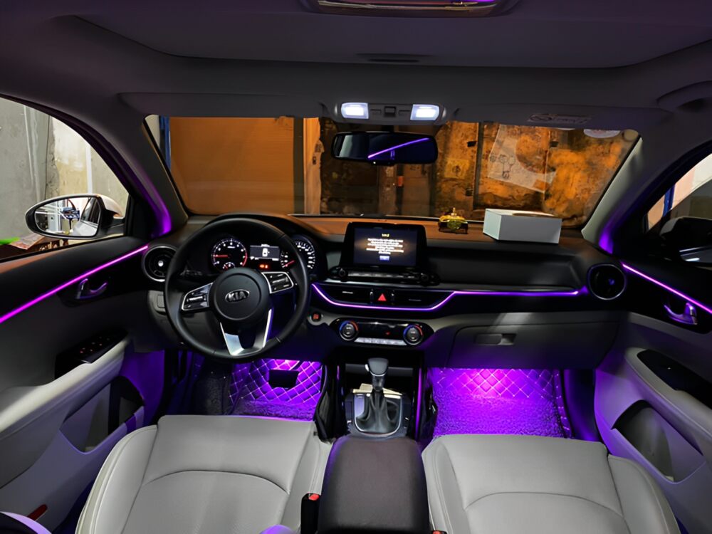  LED nội thất xe Porsche. 