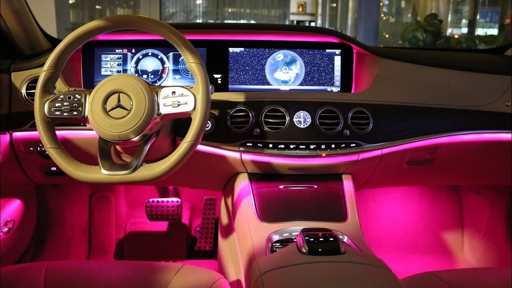 LED viền nội thất cho Mercedes