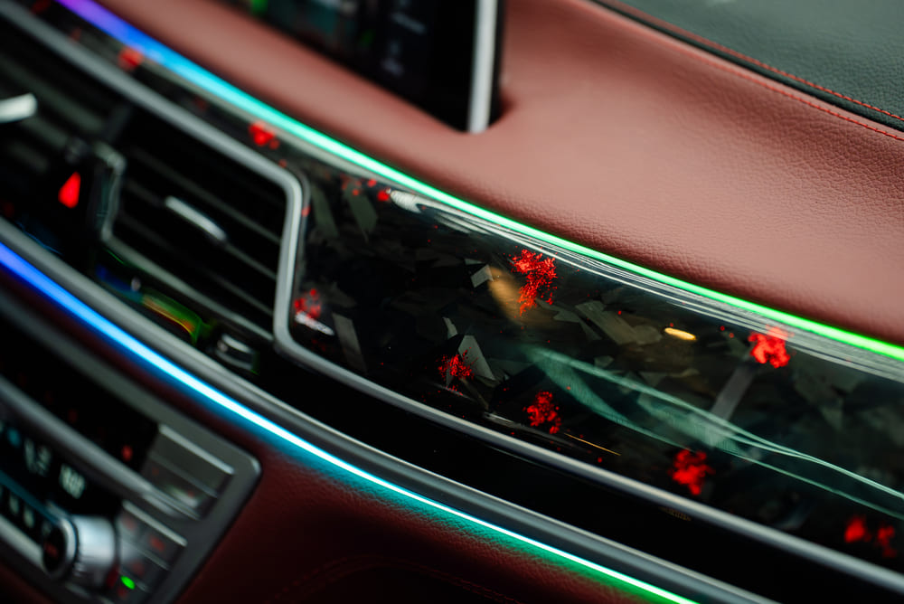 LED viền nội thất xe BMW 730