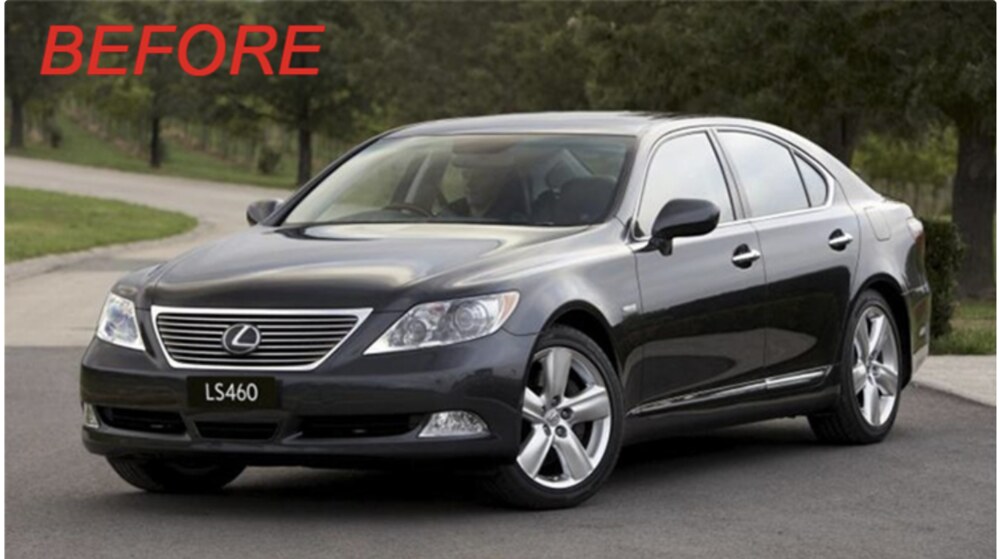 Lexus LS body kit before