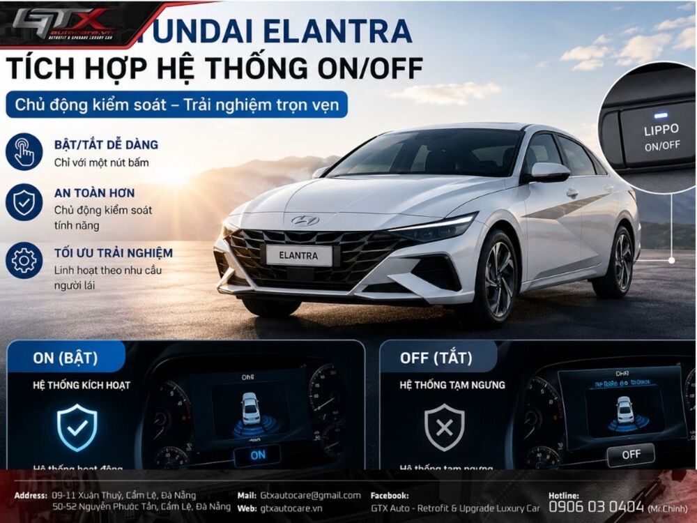 Lippo tích hợp hệ thống ON/OFF