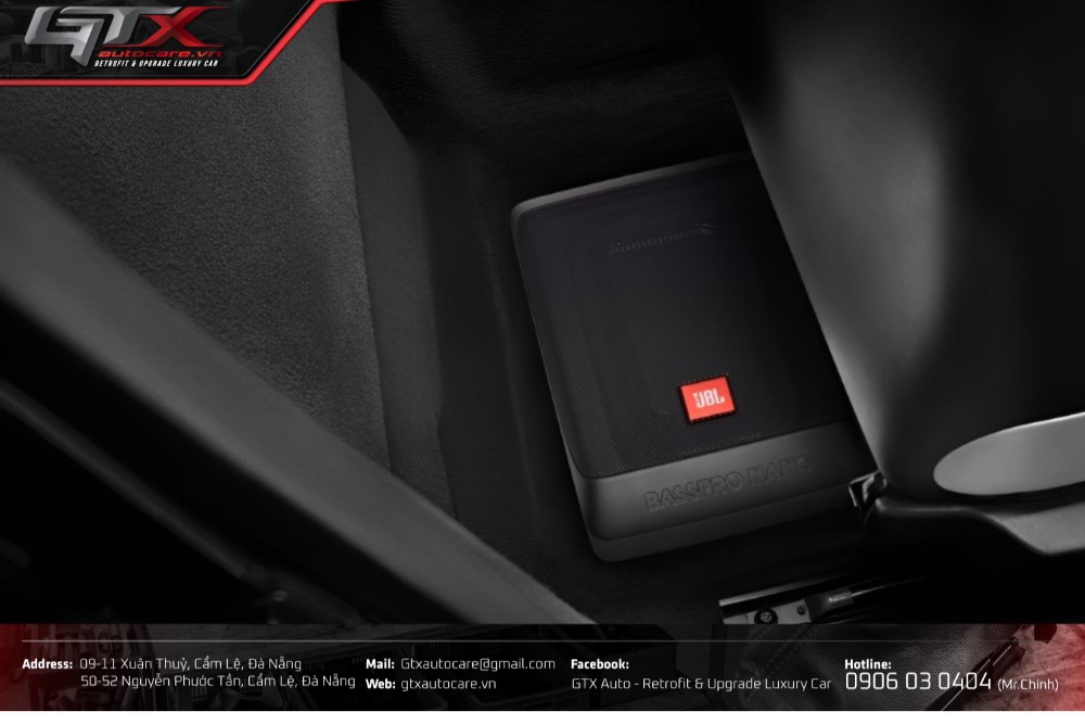Loa sub gầm ghế JBL