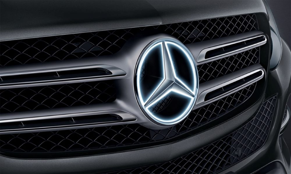 Logo led Mercedes