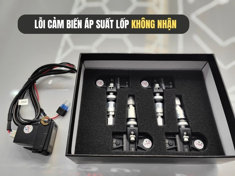 Lỗi cảm biến áp suất lốp không nhận