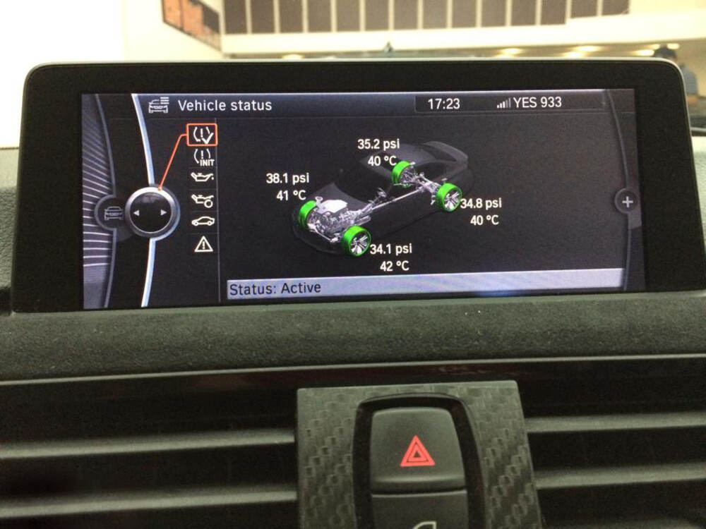 Lỗi cảm biến áp suất lốp trên BMW