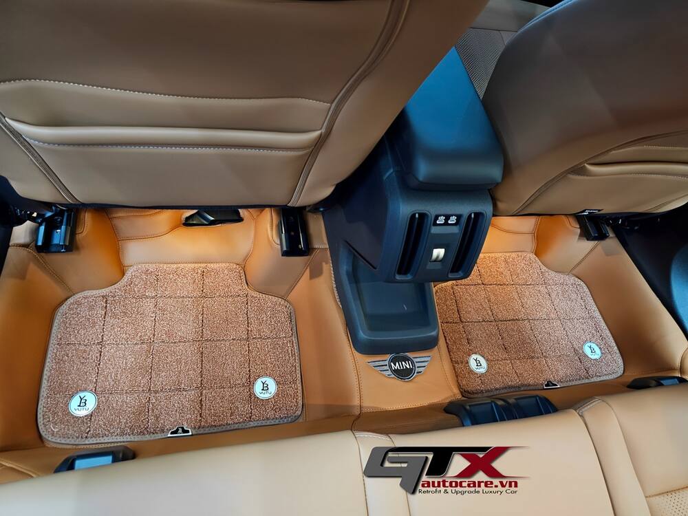 Lót sàn da cho mini cooper
