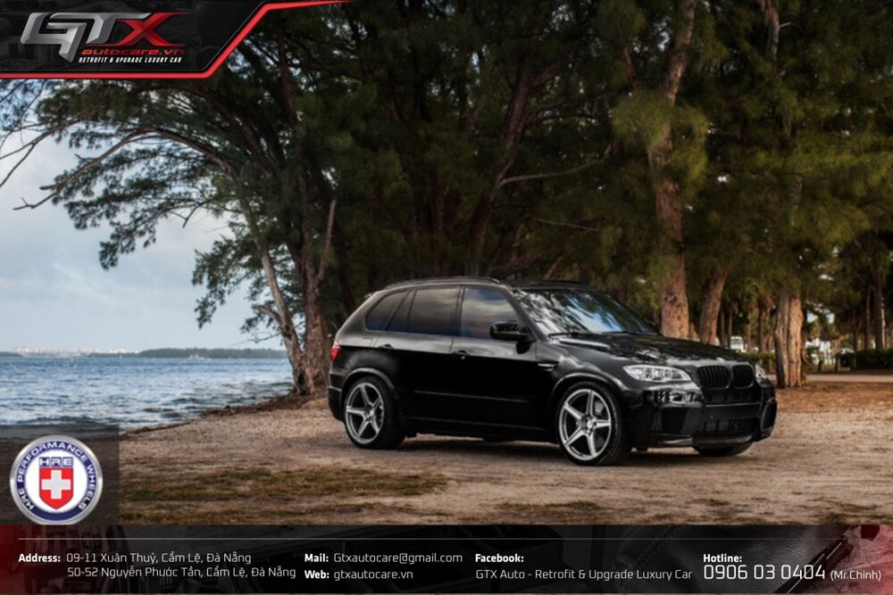Mâm HRE trên BMW X5M