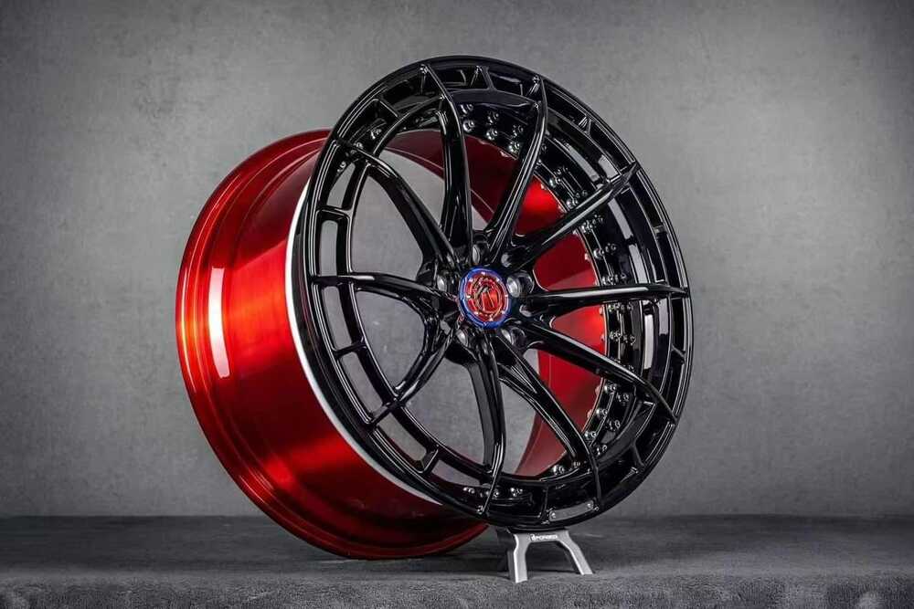 Mâm ô tô CNC hợp kim nhôm nguyên khối theo thiết kế