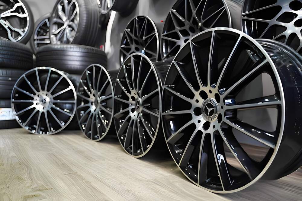 Mâm xe Mercedes Benz E400 20 inch AMG Multi Spoke