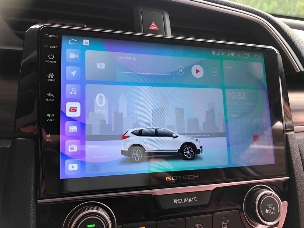 Màn hình Android Gotech GT6 New hiện đại