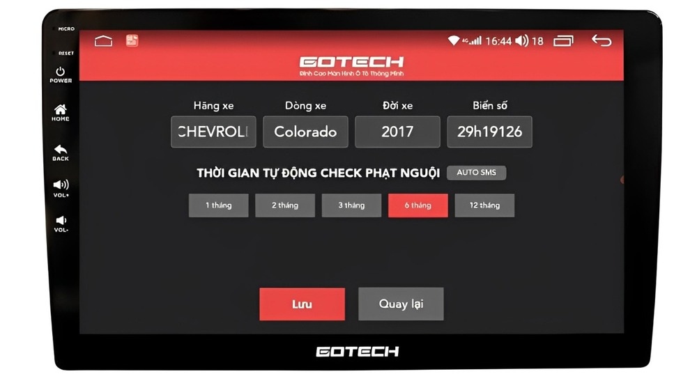 Màn hình Gotech GT9 dành cho xe hơi