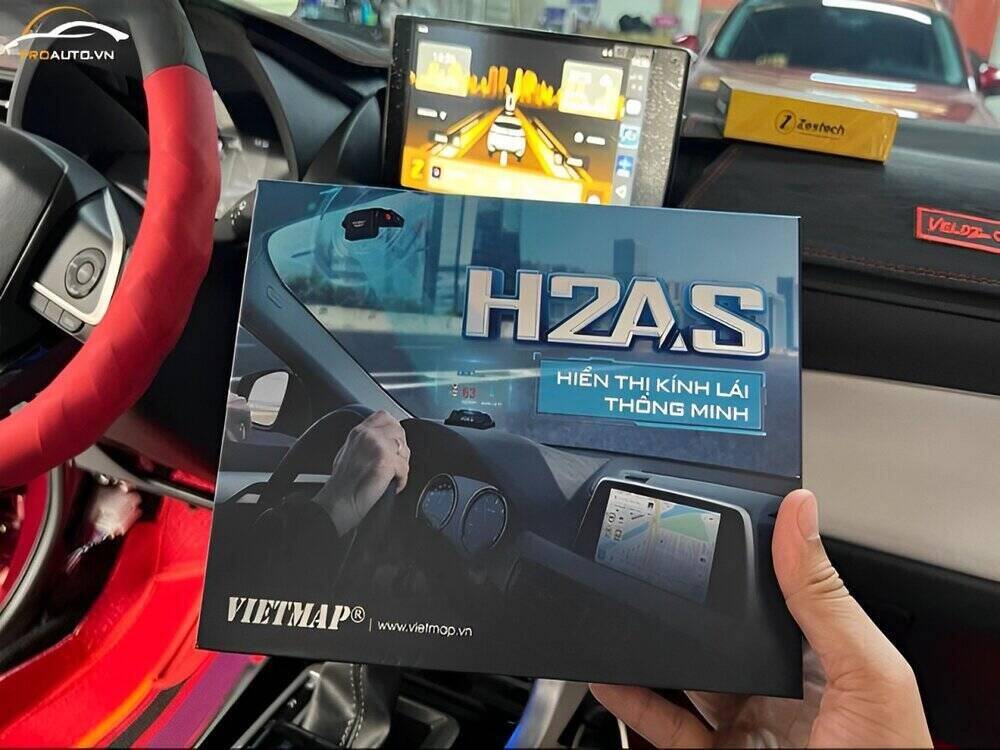 Màn hình hiển thị kính lái hud H2AS trong