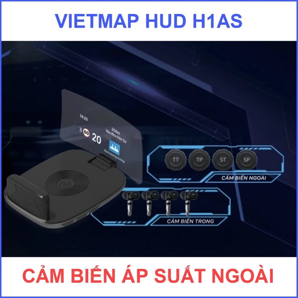 Màn hình hiển thị kính lái Vietmap H1AS