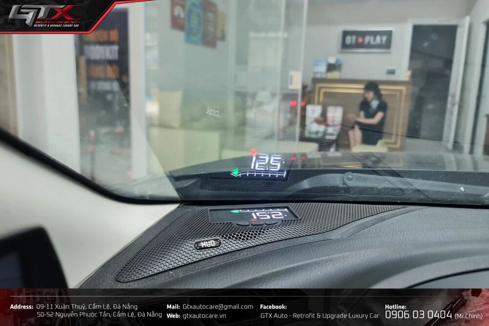 Màn hình HUD trên Mazda CX5 hiện đại và tiện lợi