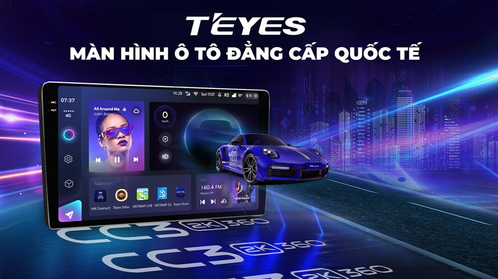 Màn hình ô tô Teyes - Vietmap