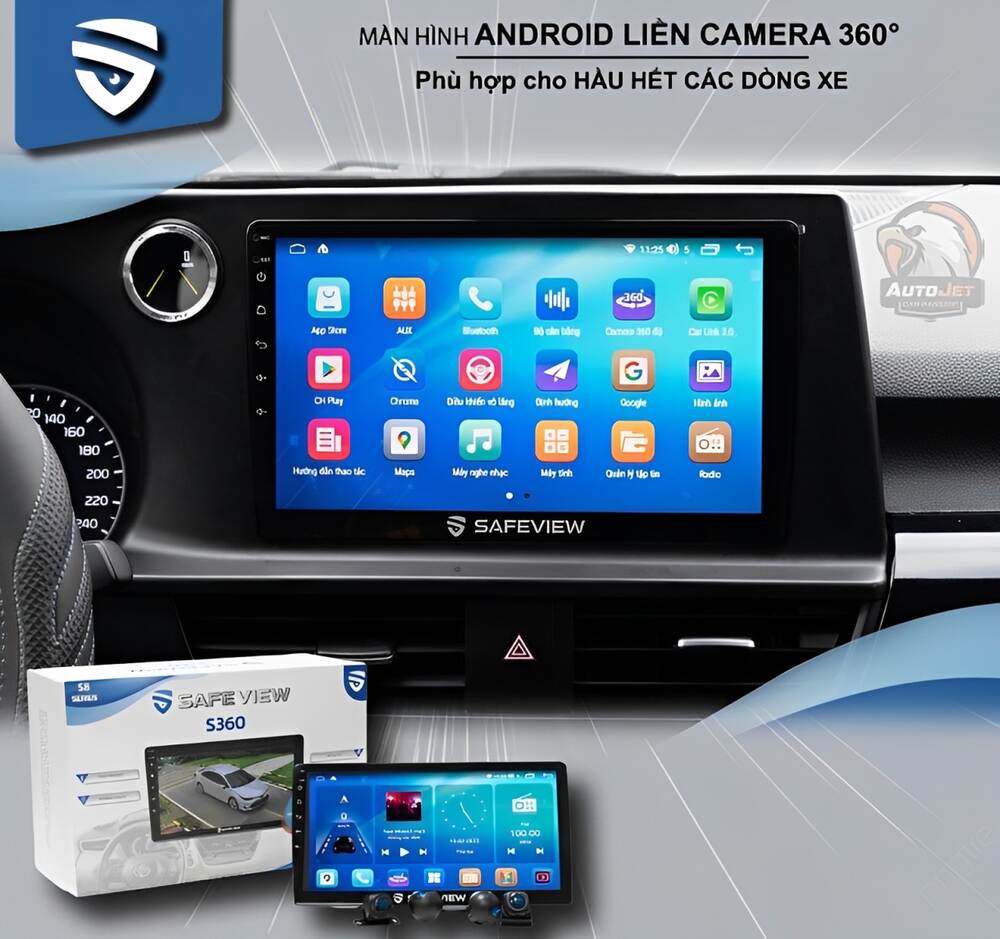 Màn hình safeview delux tại gtx auto care