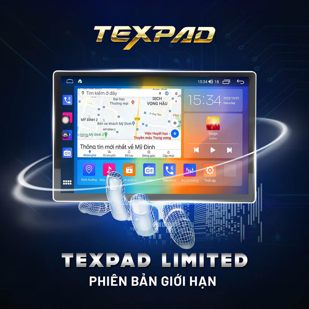 Màn hình Texpad mới nhất cho Hyundai