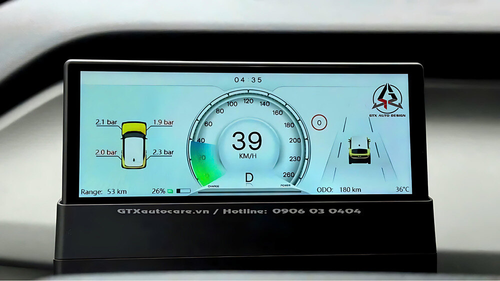 Màn hình theo dõi cảm biến áp suất lốp