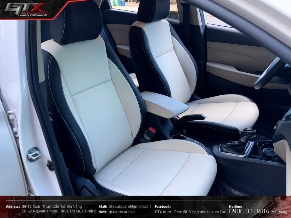 Mẫu bọc ghế da cho xe hiện đại tại GTX