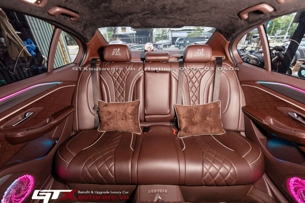 May ghế da cho vinfast lux A