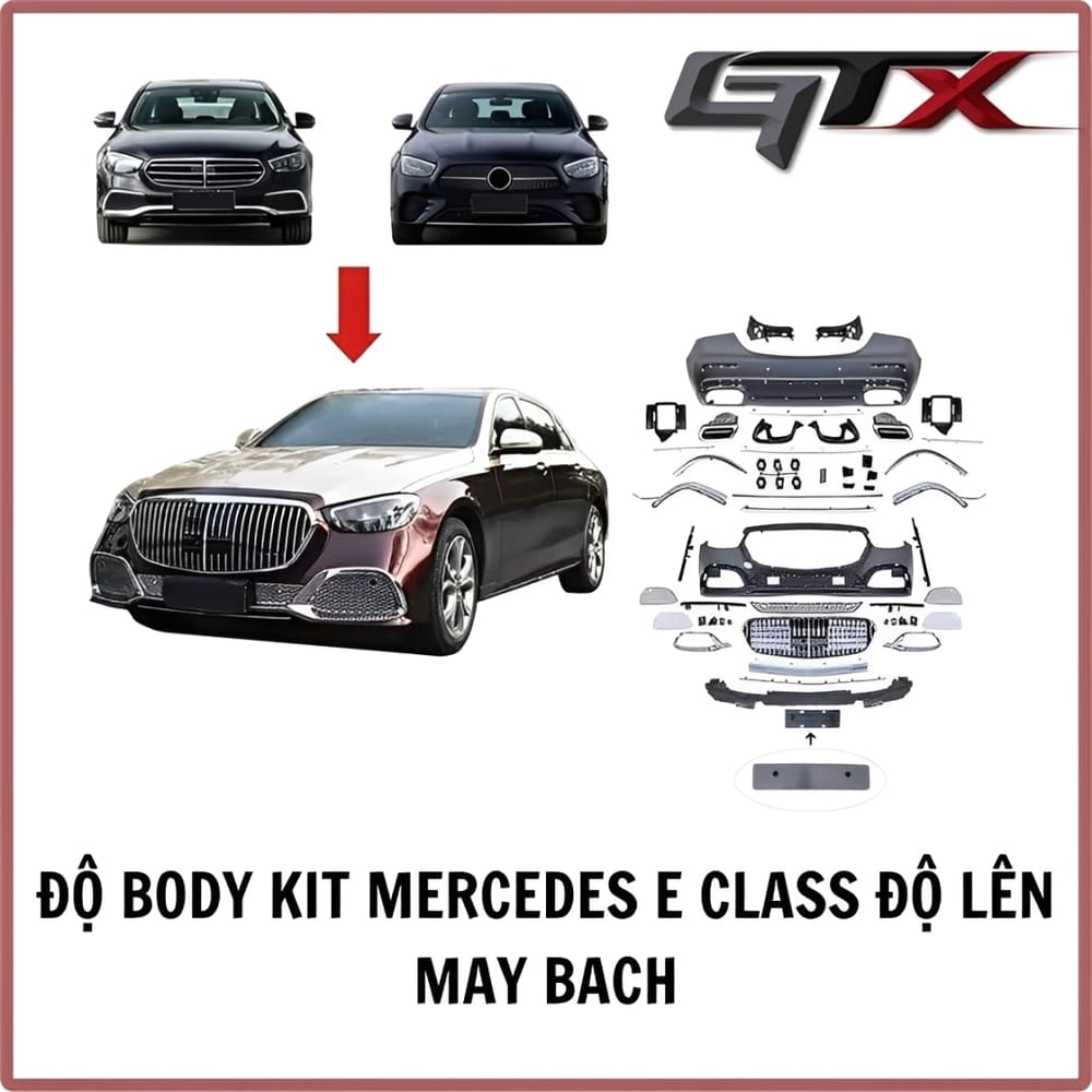 Mercedes E200 độ lên Mercedes Maybach